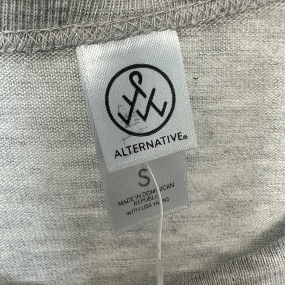 ALTERNATIVE APPAREL INC Mens T shirt small Gray 01170C1 LS GO-TO TEE - Picture 5 of 8